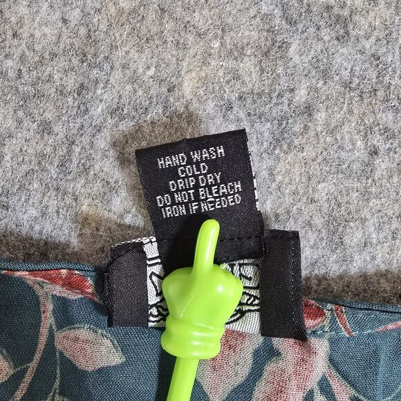 Angie Womens Open Kimono Cover Up Size S - XL Teal Blue Floral Boho Festival - Picture 5 of 8